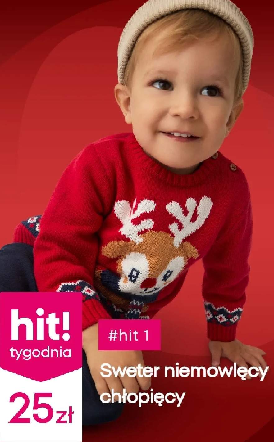 sweterek niemowlęcy