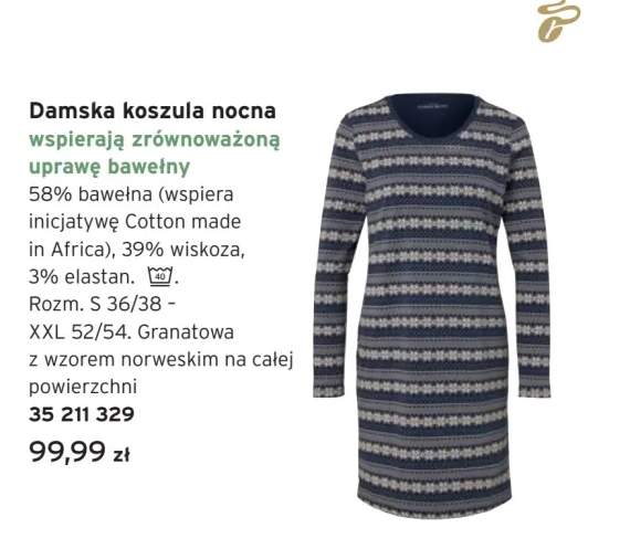 koszula nocna damska