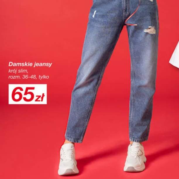 jeansy damskie