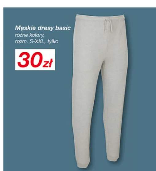 spodnie dresowe męskie