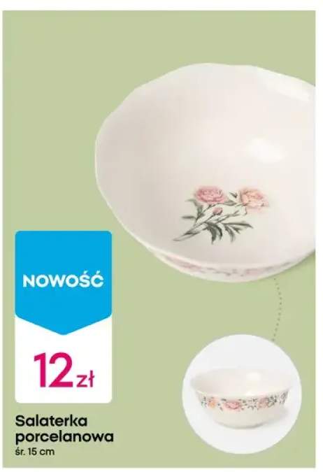 Salaterka porcelanowa
