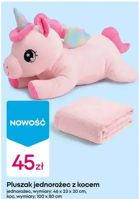Pluszak jednorożec z kocem