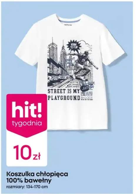 Koszulka chłopięca 100% bawełny