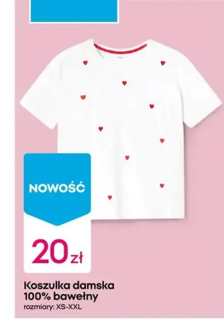 Koszulka damska 100% bawełny