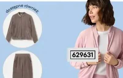 Bluza damska welurowa