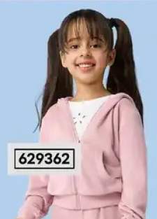 Bluza dziewczęca welurowa