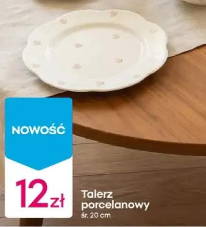 Talerz porcelanowy
