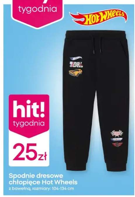 Spodnie dresowe chłopięce z bawełną