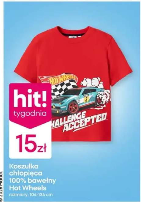 Koszulka chłopięca 100% bawełny 