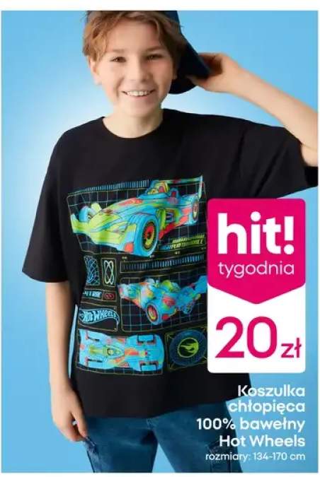 Koszulka chłopięca 100% bawełny 