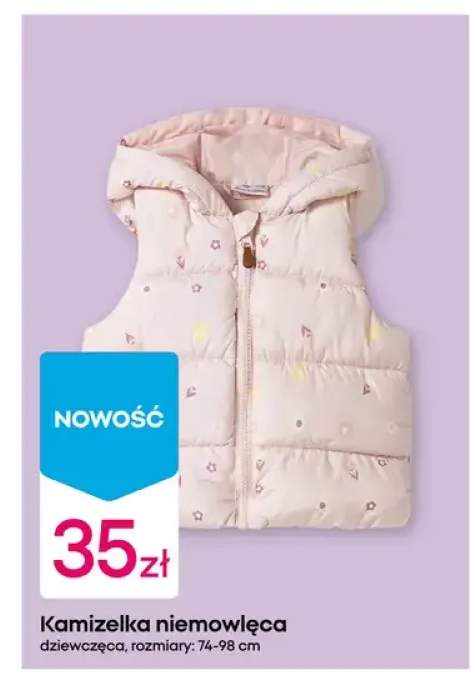 Kamizelka niemowlęca dziewczęca