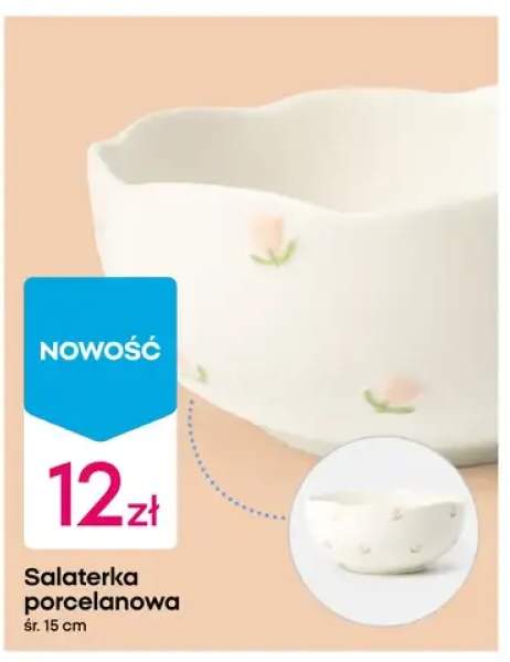 Salaterka porcelanowa
