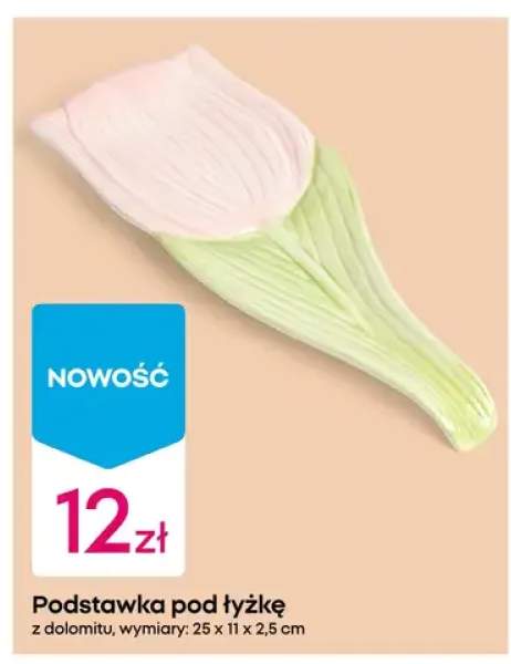 Podstawka pod łyżkę z dolomitu