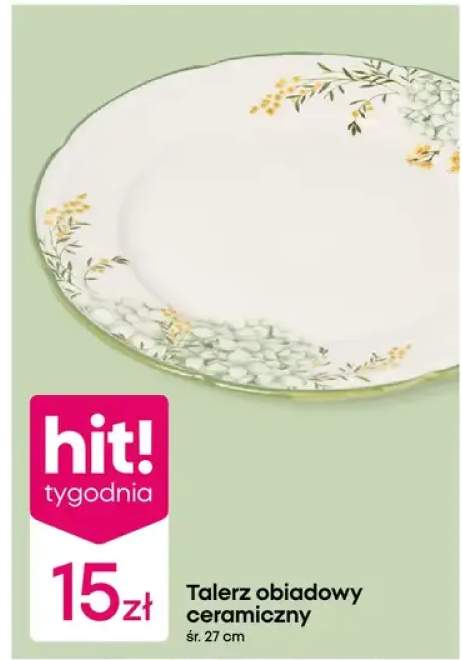 Talerz obiadowy ceramiczny śr. 27cm