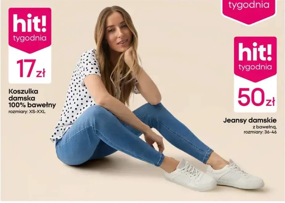 Jeansy damskie z bawełną