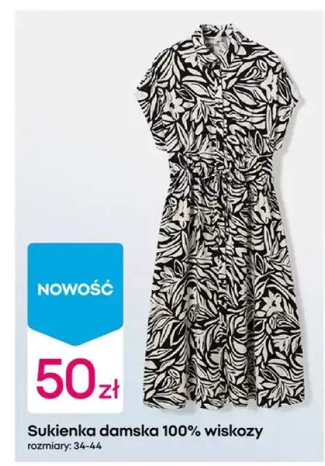 Sukienka damska 100% wiskozy