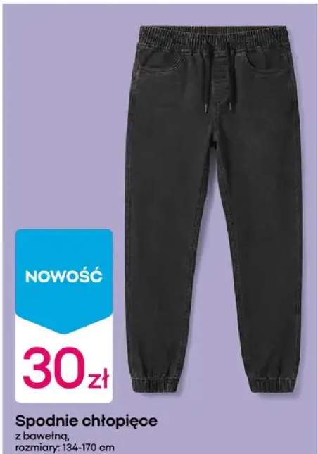 Spodnie chłopięce z bawełną