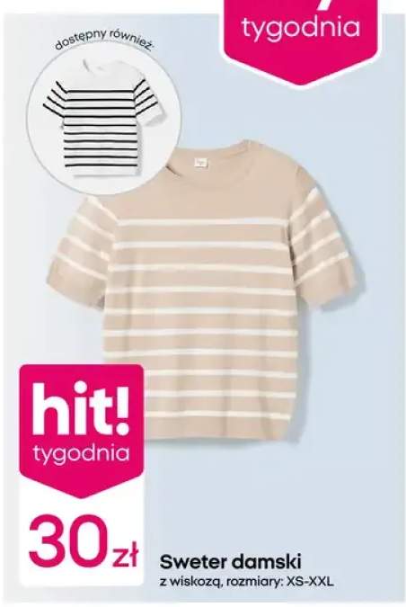 Sweter damski z wiskozą