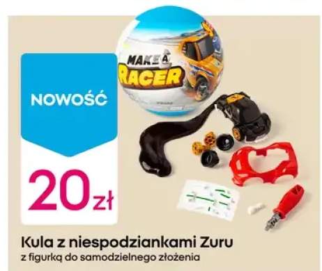 Kula z niespodziankami Zuru z figurką do samodzielnego złożenia