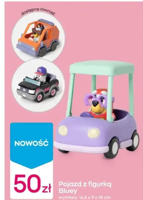 Pojazd z figurką Bluey