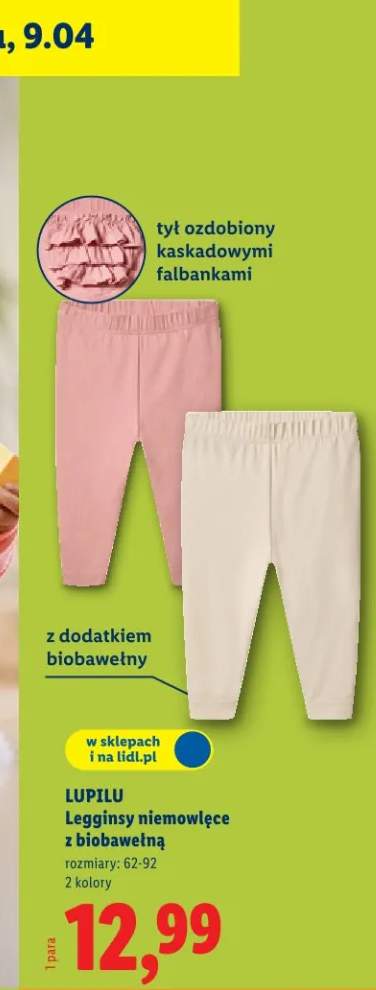 legginsy niemowlęce