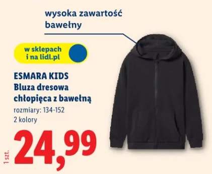 bluza dresowa chłopięca