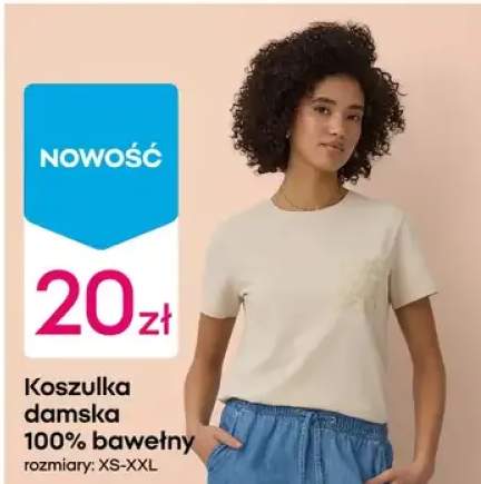 Koszulka damska 100% bawełny
