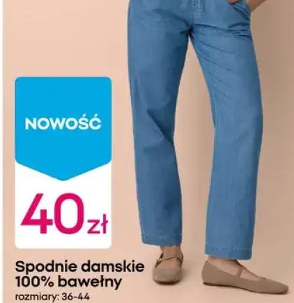 Spodnie damskie 100% bawełny