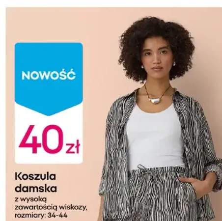 Koszula damska z wysoką zawartością wiskozy