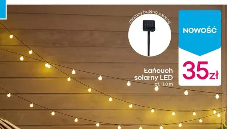 Łańcuch solarny LED