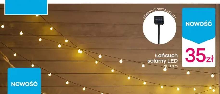 Łańcuch solarny LED