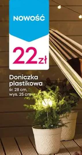 Doniczka plastikowa