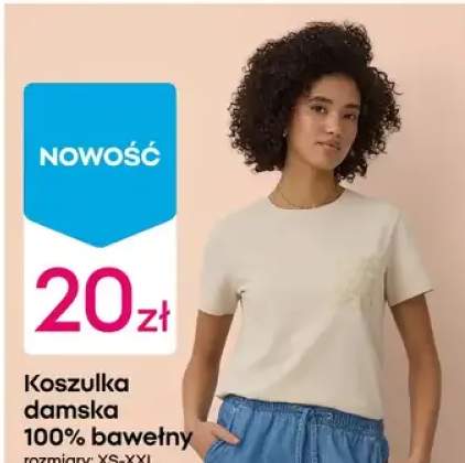 Koszulka damska 100% bawełny