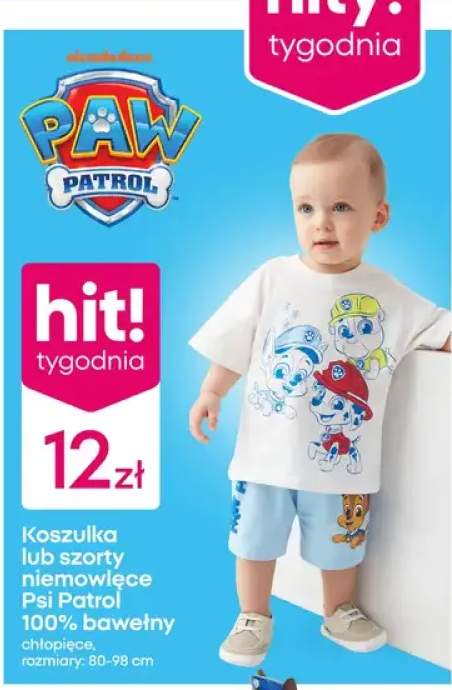 Koszulka lub szorty niemowlęce 100% bawełny chłopięce