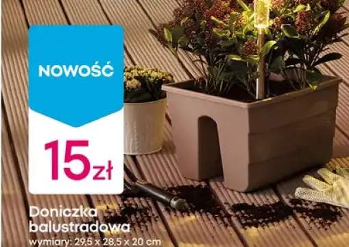 Doniczka balustradowa