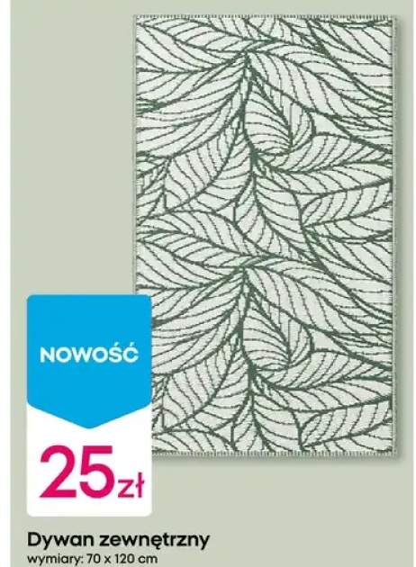 Dywan zewnętrzny 70x120 cm