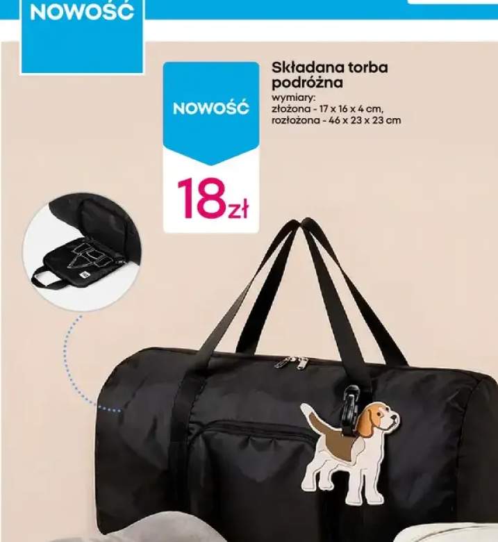 Składana torba podróżna