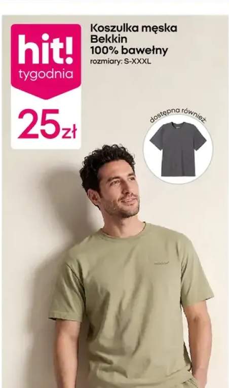 Koszulka męska 100% bawełny