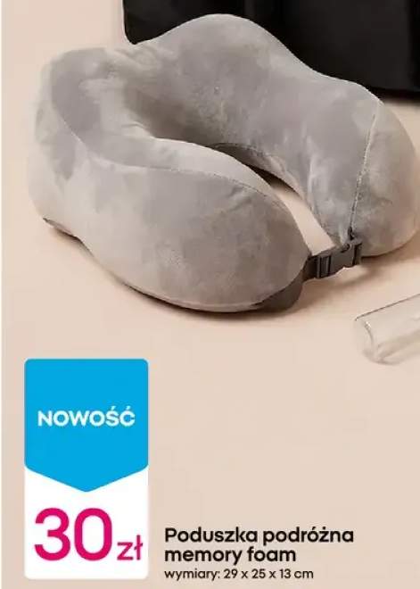 Poduszka podróżna memory foam