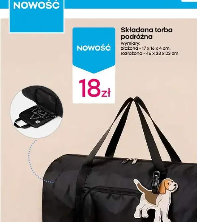 Składana torba podróżna