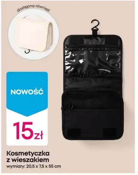 Kosmetyczka z wieszakiem