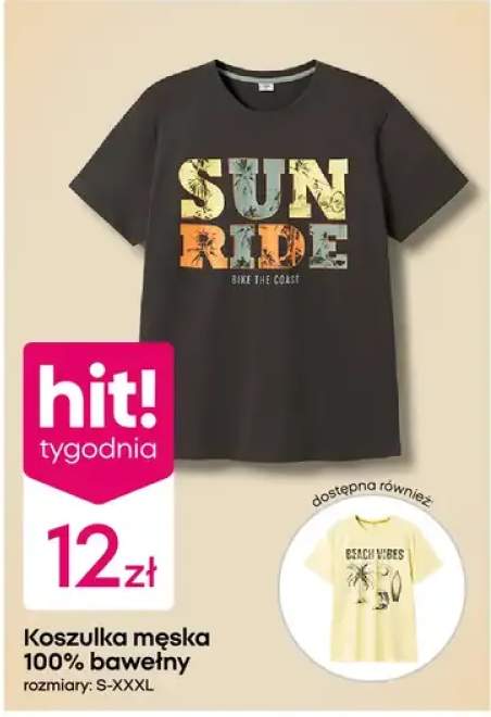 Koszulka męska 100% bawełny