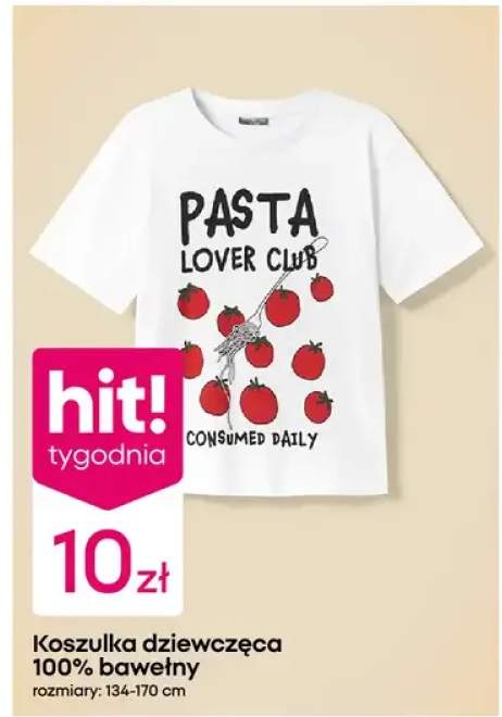 Koszulka dziewczęca 100% bawełny