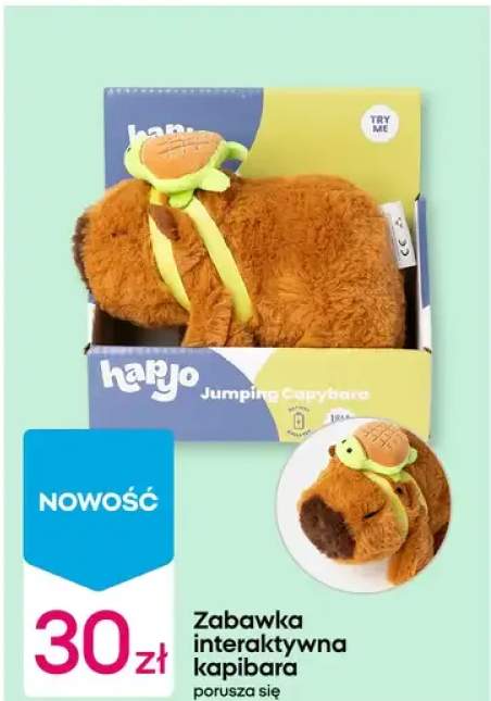 Zabawka interaktywna kapibara Haryo Jumping Capybara