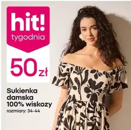 Sukienka damska 100% wiskozy