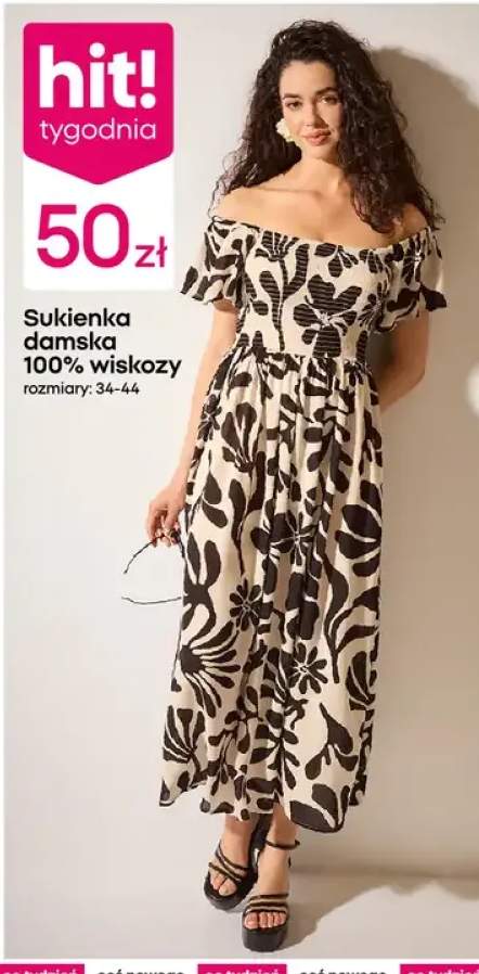 Sukienka damska 100% wiskozy
