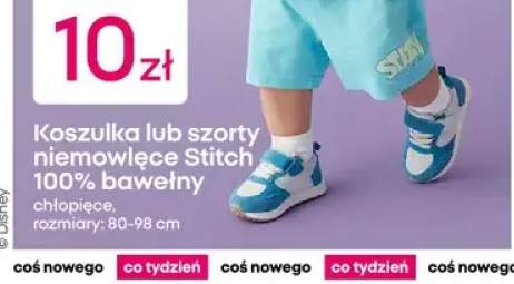 Szorty niemowlęce Disney Stitch 100% bawełny chłopięce