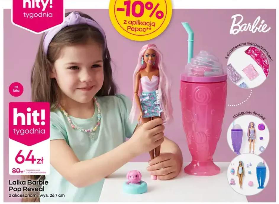 Lalka Barbie Pop Reveal z akcesoriami wys. 26,7cm