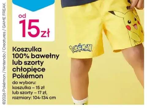 Szorty chłopięce Pokémon