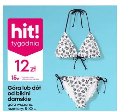Góra od bikini damskie wiązana S-XXL